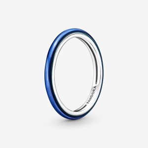 Apilable Pandora ME Electric Blue Plateados | LVPOBE423