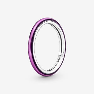 Apilable Pandora ME Shocking Purple Plateados | RWMDPN016