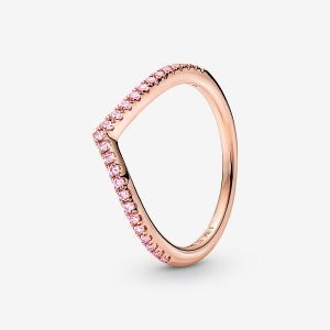 Apilable Pandora Timeless Wish Sparkling Pink Rosas Dorados | OZYDGR576