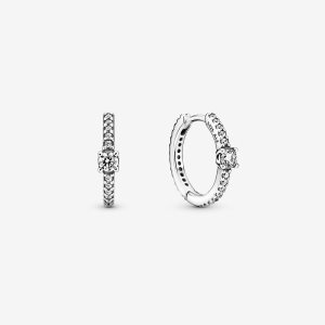 Aro Pandora Sparkling Plateados | VCXKRM270