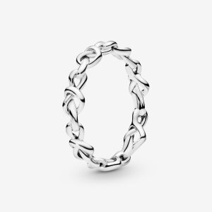 Banda Pandora Knotted Hearts Rosas Dorados | TDUNYP706