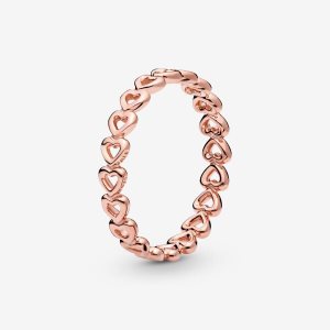 Banda Pandora Linked Love in Rosas Dorados | FBCPLH658