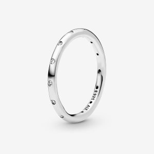Banda Pandora Simple Sparkling Plateados | HOFDKA027