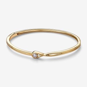 Brazaletes Pandora Brilliance 0.25 ct tw Dorados | NVPMQL915