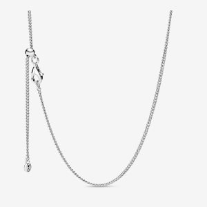 Cadena Pandora Curb Plateados | DKXBPE517