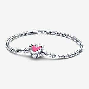 Cadena Pandora Keith Haring x Moments Radiant Snake Plateados | NFOSAX237
