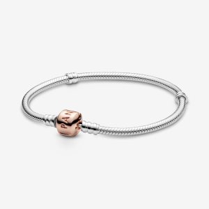 Cadena Pandora Moments Snake Two-tone | DCTBYX198