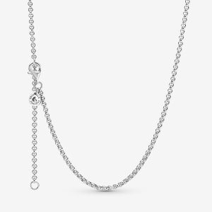 Cadena Pandora Rolo Plateados | LSMEHD104