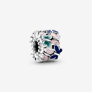 Clips Pandora Butterfly Arrangement Clip Plateados | PKDCES314