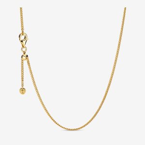 Colgantes Pandora Curb Dorados | LTECKZ823