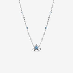 Colgantes Pandora Disney Pumpkin Coach Collier Plateados | PHBUKG934
