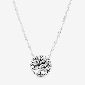 Colgantes Pandora Family Tree Plateados | QTWPSF263