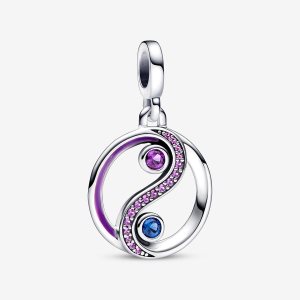 Colgantes Pandora ME Balance Yin & Yang Medallion Plateados | MVJYPT275