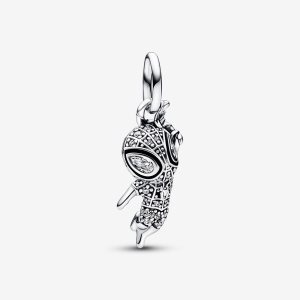 Colgantes Pandora Marvel Spider-Man Pave Plateados | GUBQXD492