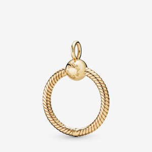 Colgantes Pandora Moments Small O Dorados | LQCJSY085