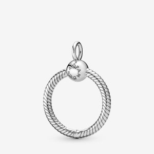 Colgantes Pandora Moments Small O Plateados | FLPJNB214