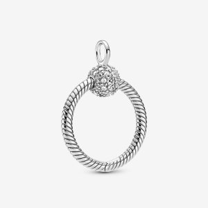 Colgantes Pandora Moments Small Pave O Plateados | VOSCHY196