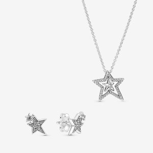 Colgantes Pandora Sparkling Asymetric Star Gift Multicolor | REMAPK804