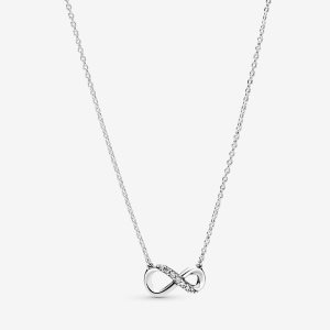 Colgantes Pandora Sparkling Infinity Collier Plateados | WEUPIH379