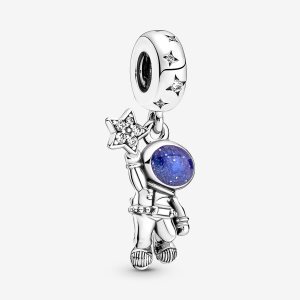 Colgar Pandora Astronaut In The Galaxy Plateados | GBSHPA126