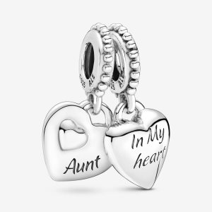 Colgar Pandora Aunt & Niece Split Plateados | HMFCXW834