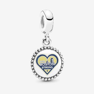 Colgar Pandora Boston Strong Plateados | YURFXT237