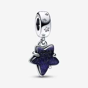 Colgar Pandora Celestial Galaxy Star Murano Plateados | VQYUNF186