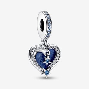 Colgar Pandora Celestial Shooting Star Double Plateados | AGHCEP750