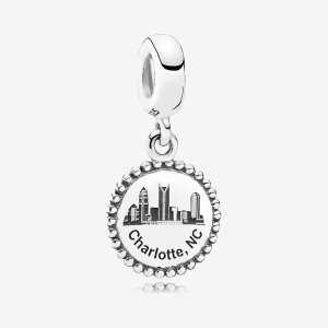 Colgar Pandora Charlotte Plateados | UISKMH640