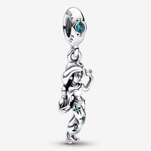 Colgar Pandora Disney Aladdin Princess Jasmine Plateados | DLXQPC580