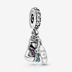 Colgar Pandora Disney Mulan Plateados | OBDEFJ148