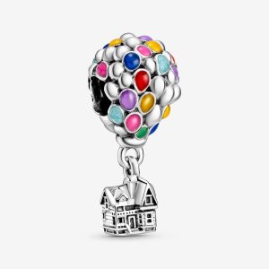 Colgar Pandora Disney Pixar Up House & Balloons Plateados | JUMOPN839