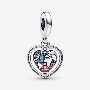 Colgar Pandora Family Spinning Globe Plateados | DXMAFL401