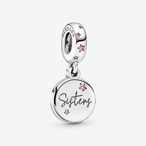 Colgar Pandora Forever Sisters Plateados | SFWKIC465