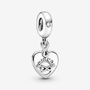 Colgar Pandora Friends Forever Plateados | FMQTDV547