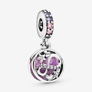 Colgar Pandora Glittering Infinity Hearts & Stars Plateados | IXKRHZ164