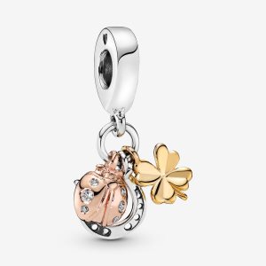 Colgar Pandora Horseshoe Clover & Ladybird Tri-tone | GAKTEM739