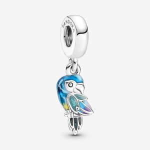 Colgar Pandora Jungle Paradise Parrot Plateados | ZOWPRU467