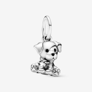 Colgar Pandora Labrador Puppy Plateados | FZWHGQ567