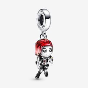 Colgar Pandora Marvel The Avengers Black Widow Plateados | JFBSTO580