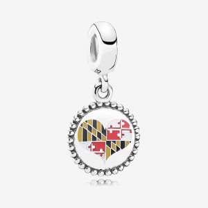 Colgar Pandora Maryland Flag Plateados | COTGEI934