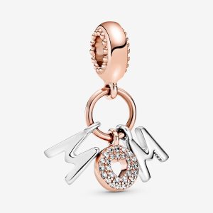 Colgar Pandora Mom Letras Two-tone | ZEAKNX618