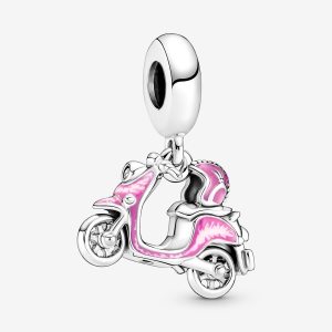 Colgar Pandora Pink Scooter Plateados | SMCUPH529