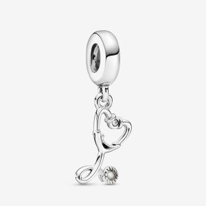 Colgar Pandora Stethoscope Plateados | EPTFUL869
