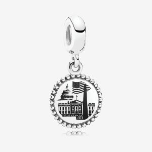 Colgar Pandora Washington D.C. Plateados | NVXSAW249