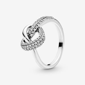 Corazón Pandora Knotted Plateados | SCPGAX198
