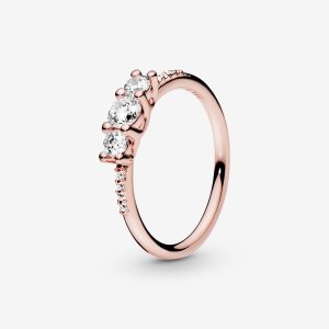Corazón Pandora Sparkling Elegance Rosas | TSXLPE078