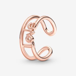 Declaración Pandora ME Love Open Rosas Dorados | NEUXIF719
