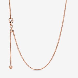 Encantos Pandora Curb Rosas Dorados | HSGDCW524