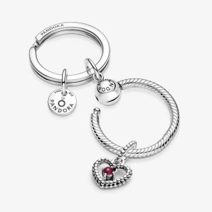 Encantos Pandora January Birthday Key Holder Multicolor | QDJWBM813